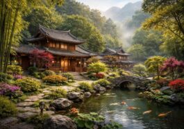découvrez comment les maisons chinoises incarnent l'équilibre parfait entre l'homme et la nature, alliant tradition, harmonie et respect de l'environnement.