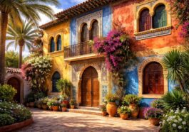 découvrez comment les couleurs vibrantes d'une maison algérienne peuvent inspirer votre décoration intérieure avec style et chaleur.