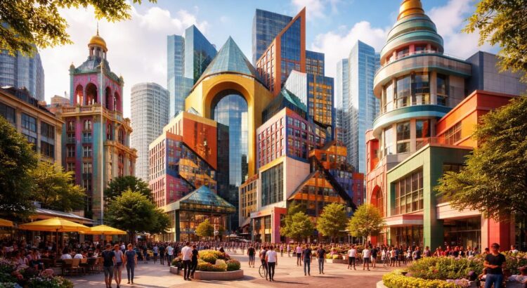 découvrez comment l'architecture postmoderniste révolutionne le design urbain avec des formes audacieuses, un mélange de styles et une créativité débridée.