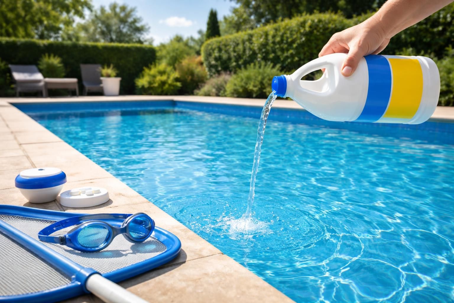 découvrez si l'eau de javel est adaptée pour traiter l'eau de votre piscine, ses avantages, précautions et alternatives pour une eau propre et saine.