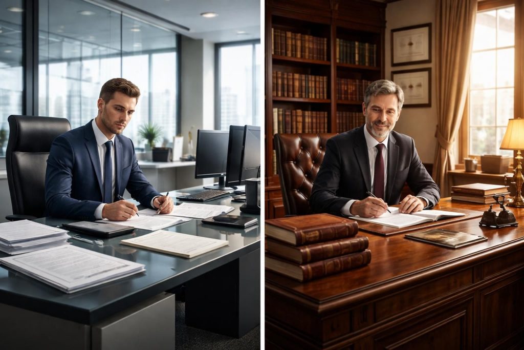 découvrez les différences entre un notaire salarié et un notaire libéral, leurs statuts, missions et modes d'exercice pour mieux comprendre leurs rôles respectifs.